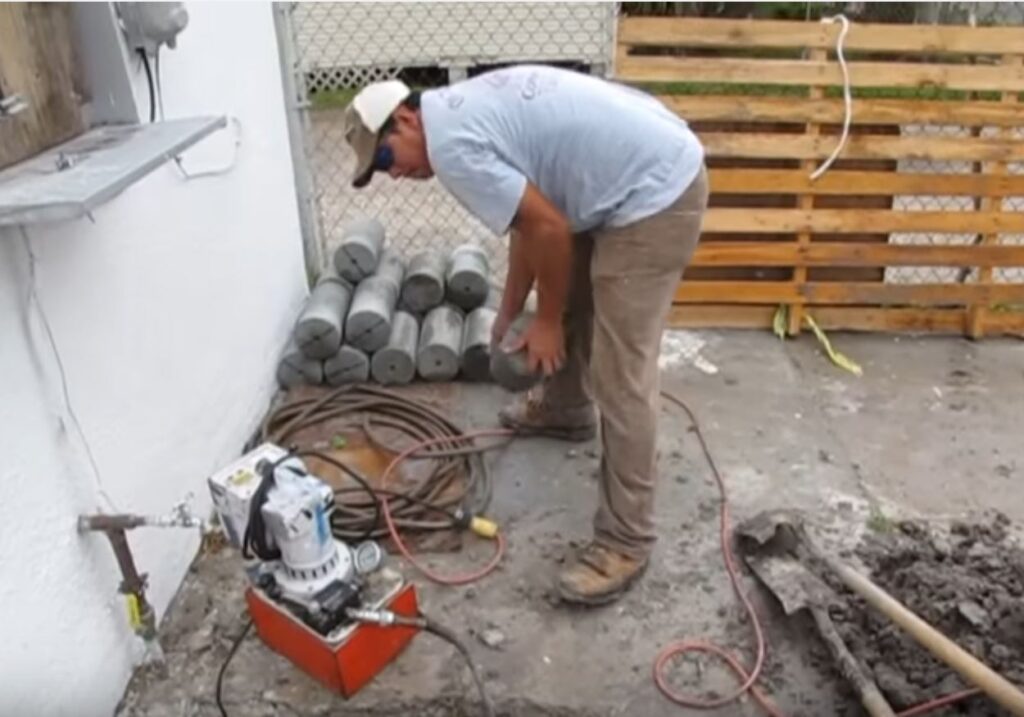Slab Pier Installation in Middleburg, FL